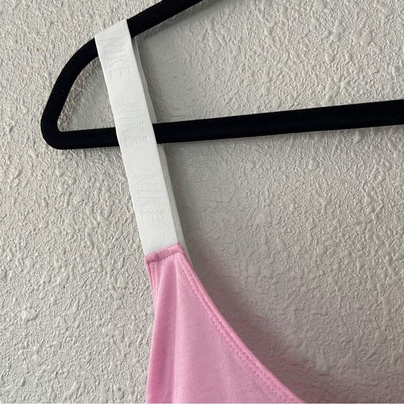 Nike Pink Women's workout tank top crisscross back XXL - Picture 2 of 6